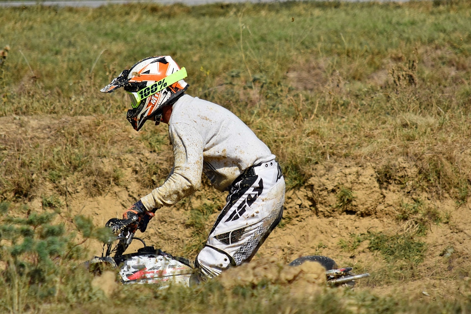 Motocross motorcycle motorcyclist