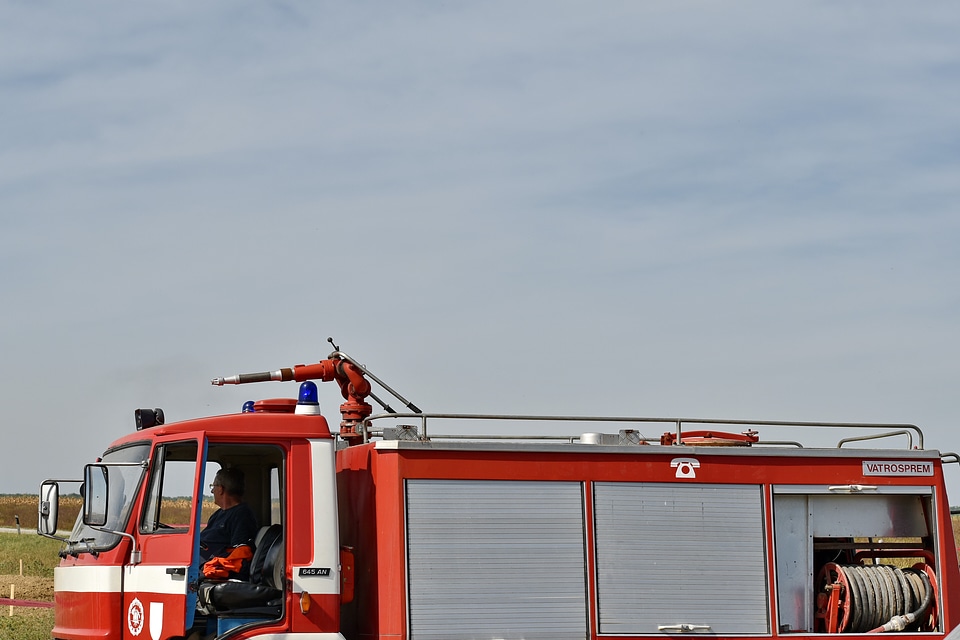 Duty firefighter truck