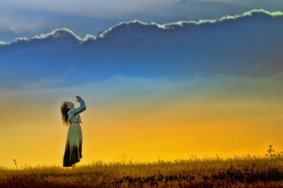 Field prayer nature