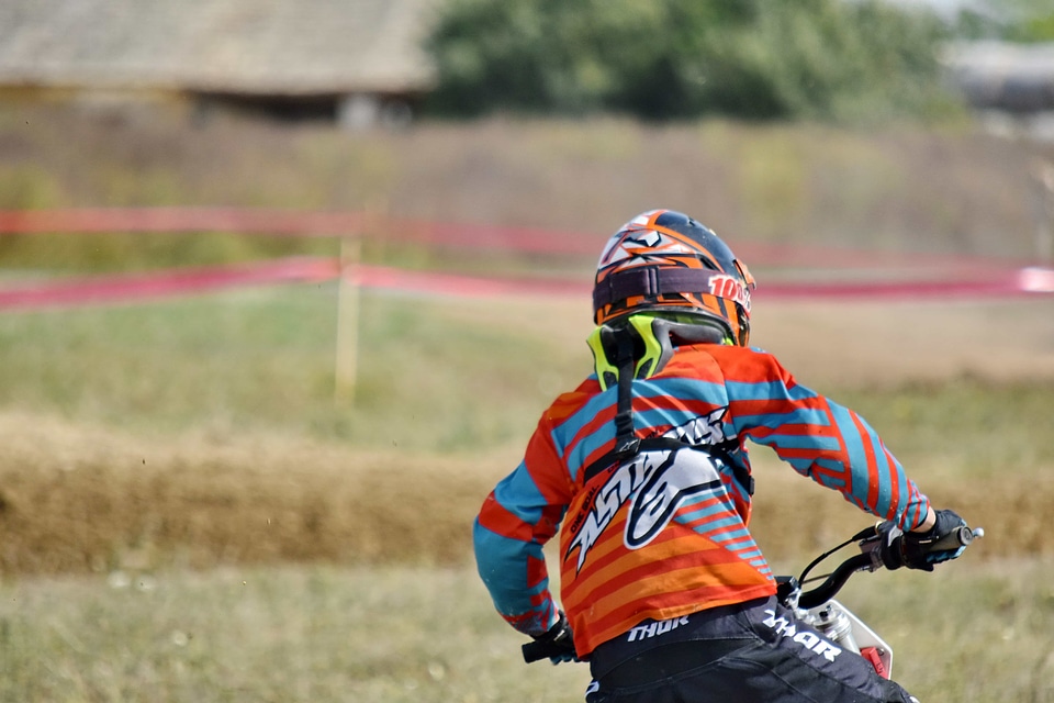 Helmet motorcycle racing