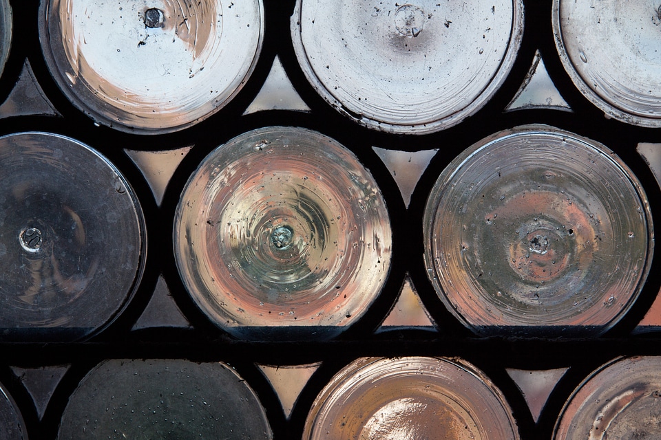 Slug glass round glass lead version