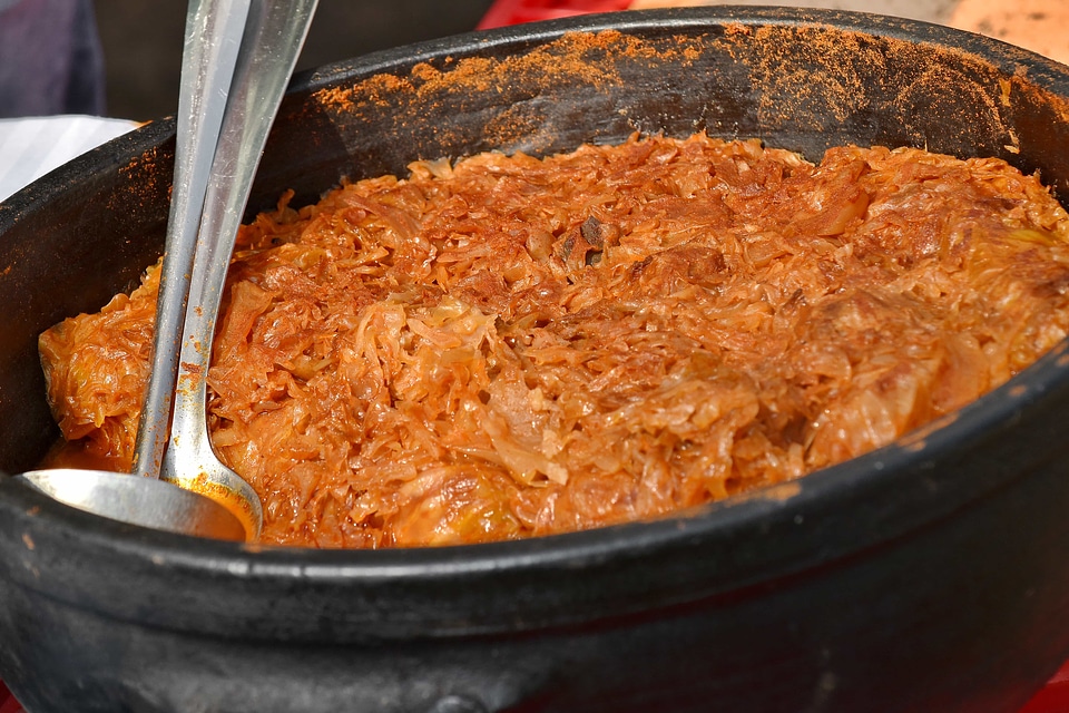 Cabbage cooking food