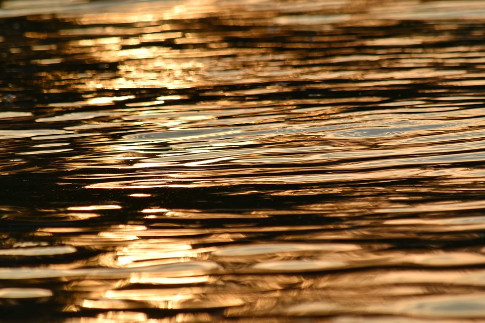 Calm landscape orange yellow