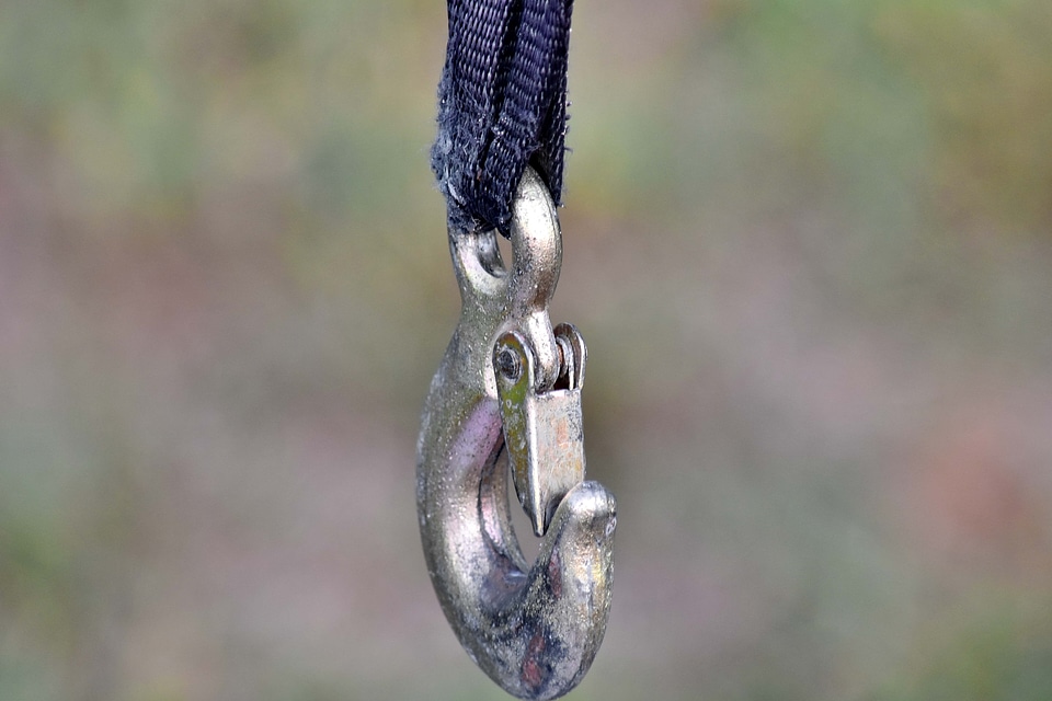 Hook attachment outdoors