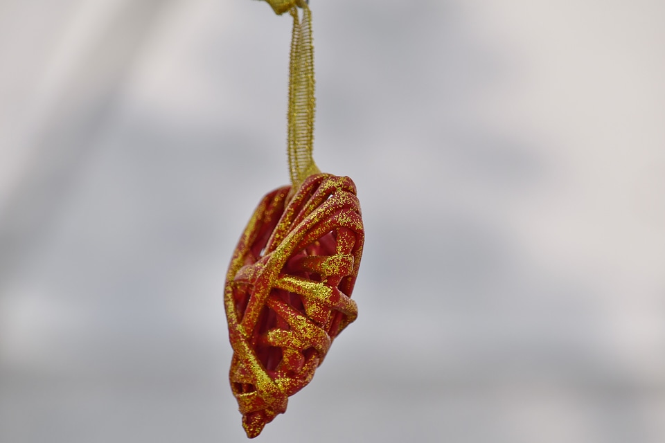 Handmade hanging heart