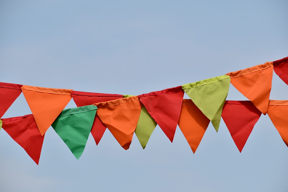 Blue Sky carnival colorful