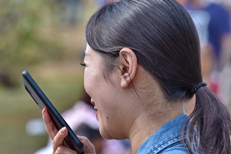 Asian conversation hairstyle