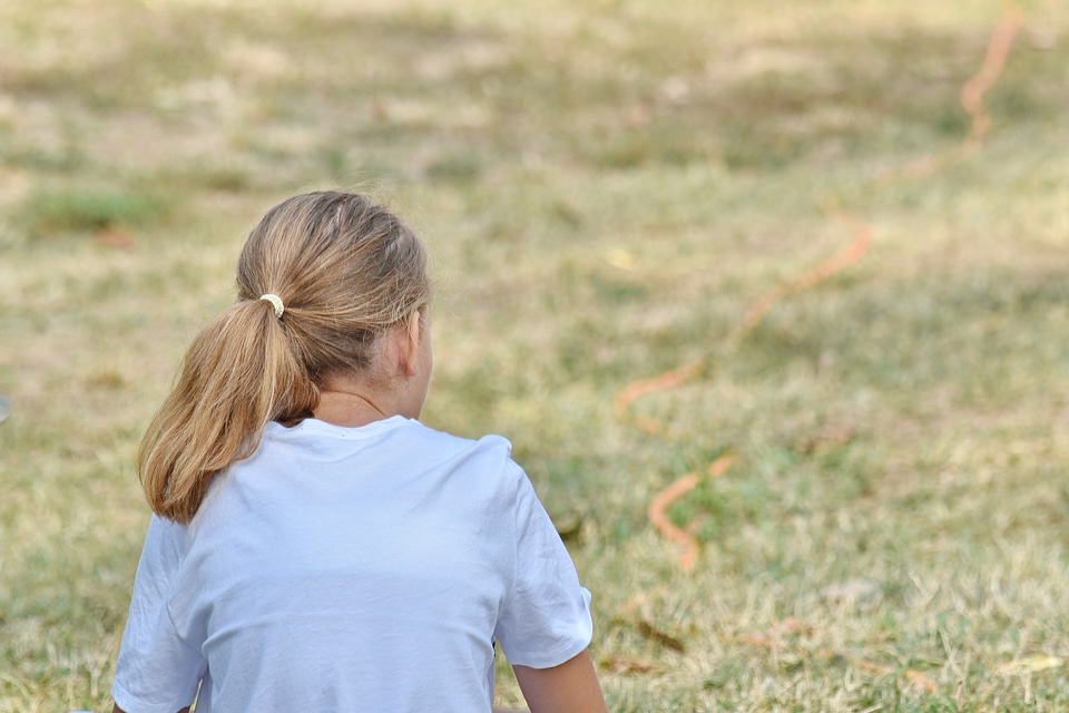 Blonde Hair countryside hairstyle