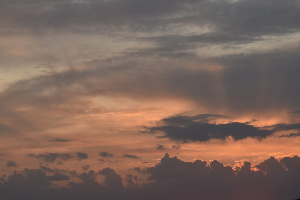 Clouds cumulus overcast