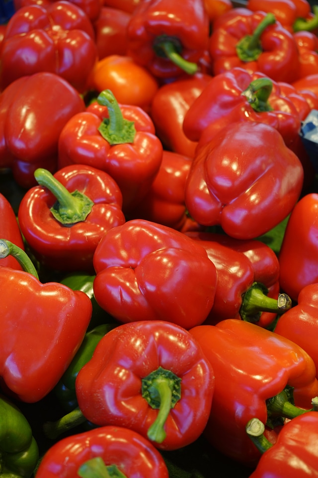 Red pepper food capsicum