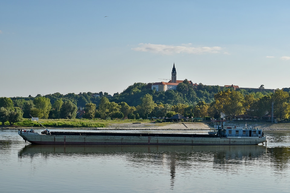 Barge castle landscape