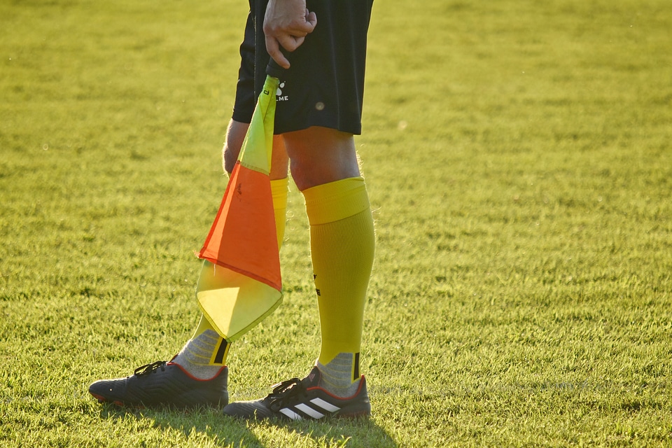 Flag football judge