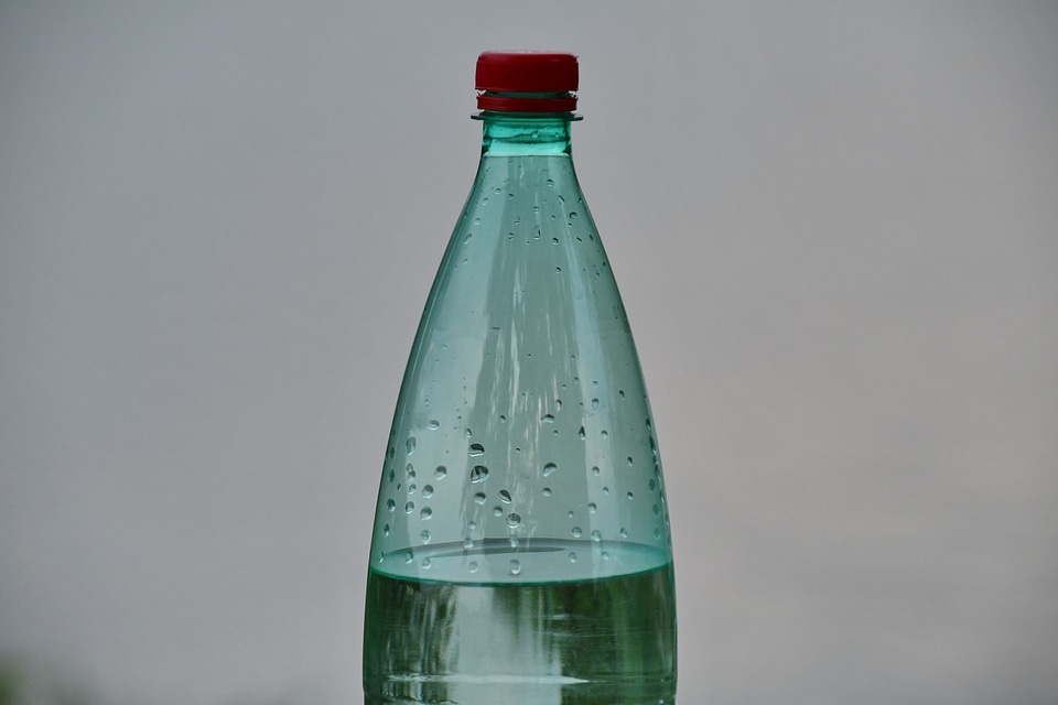 Aqua bottled water liquid