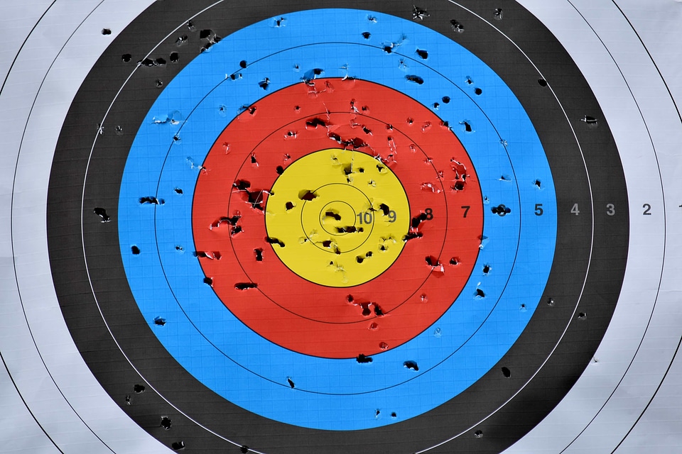 Center archery target