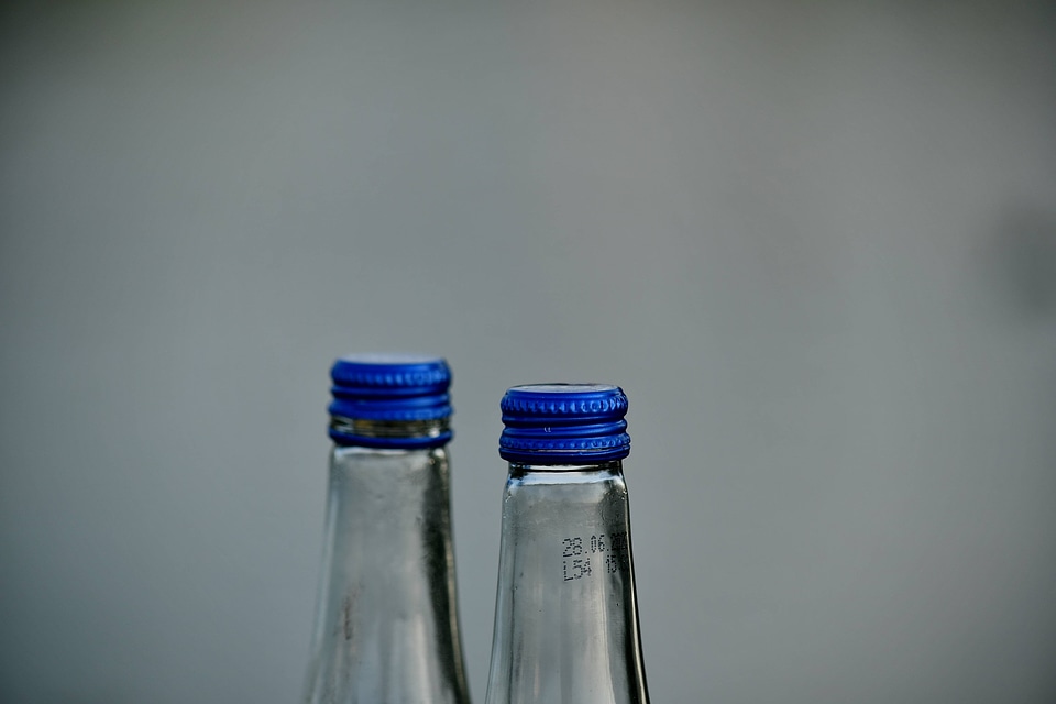 Bottles transparent container photo
