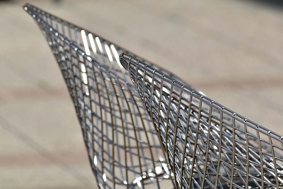 Chair furniture metallic