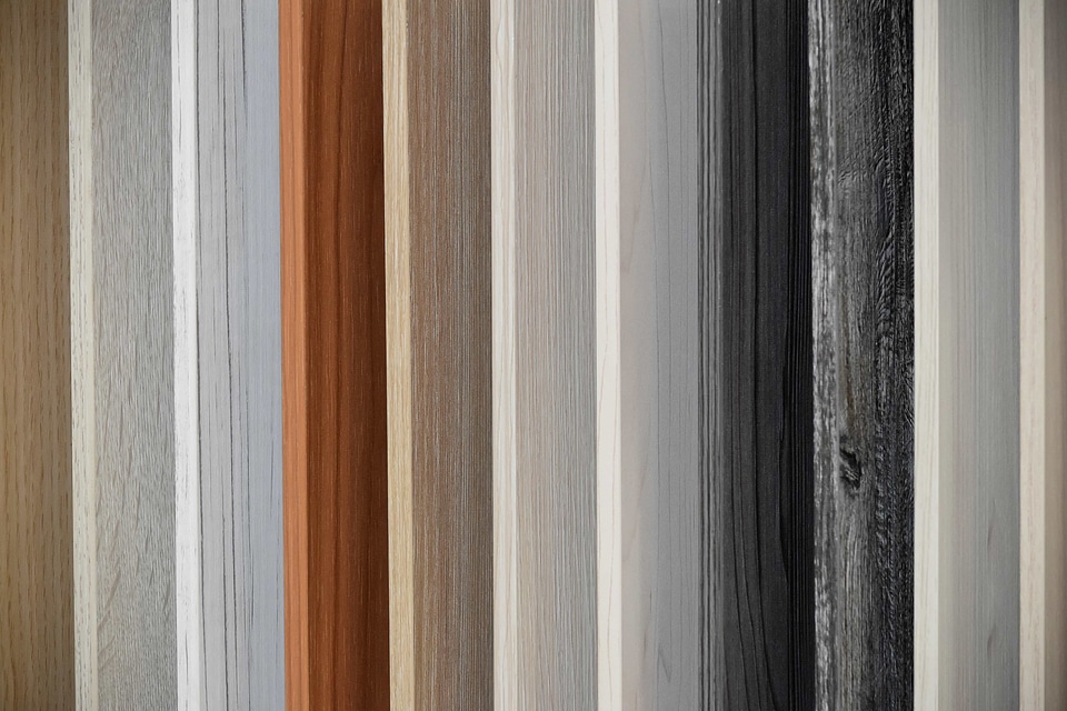 Carpentry colorful hardwood