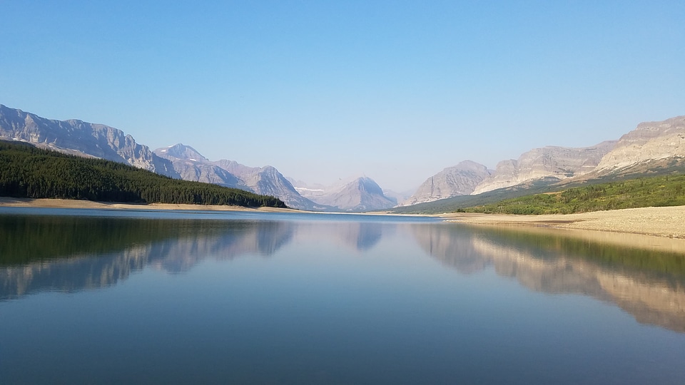 Mountain water lake photo