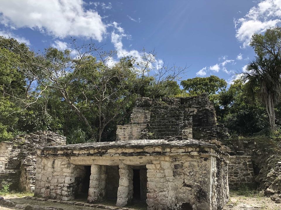 Temple archaeology wall