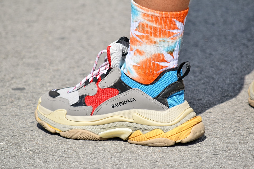 Colorful fashion leisure