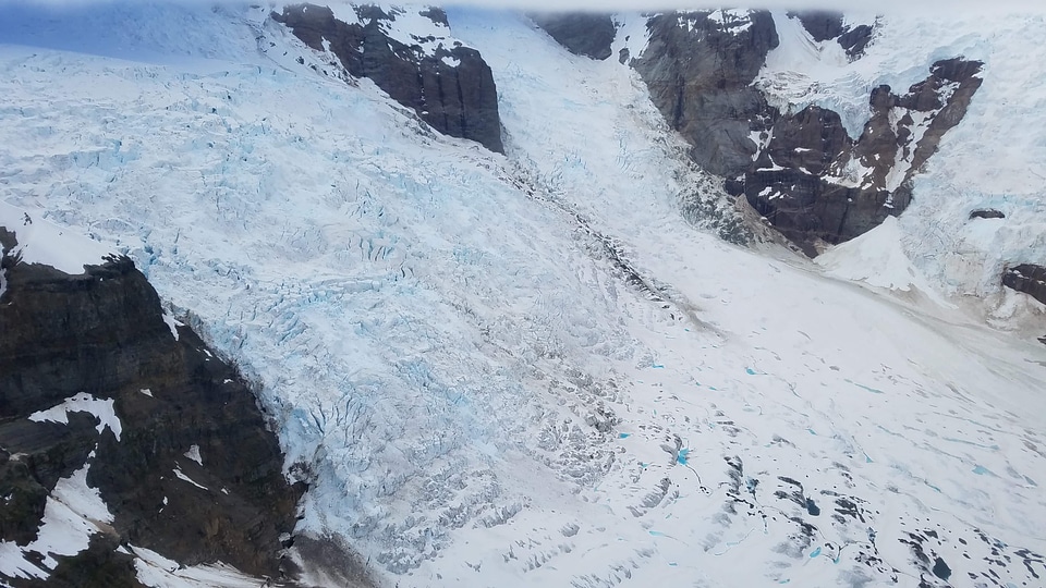 Altitude glacier high land