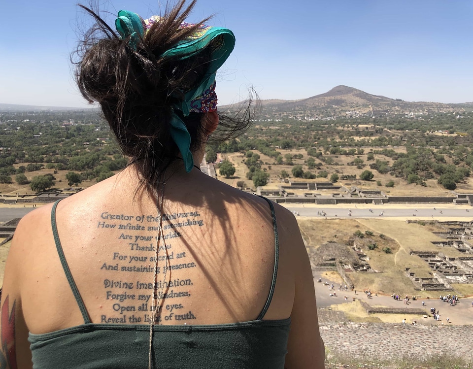 Hairstyle poetry portrait