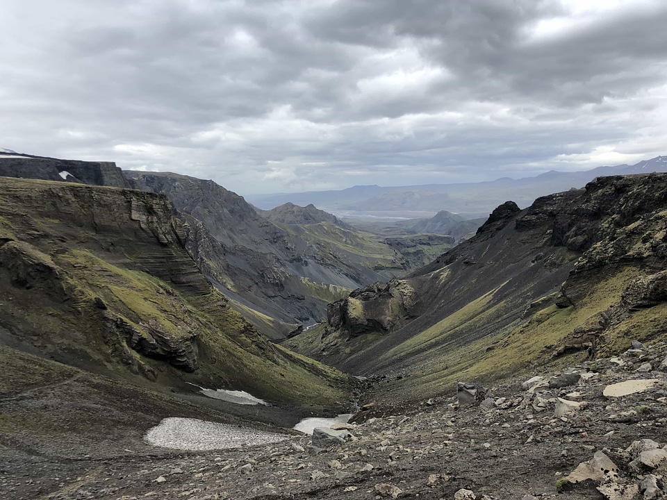 Landscape mountains high land