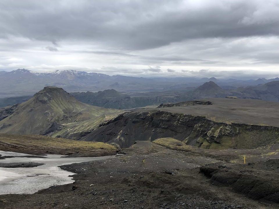 Landscape mountains high land
