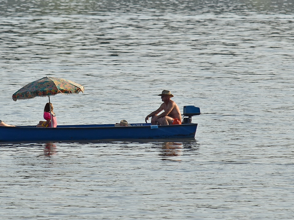 Boat enjoyment family