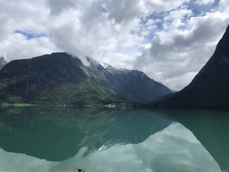 Lake water landscape photo