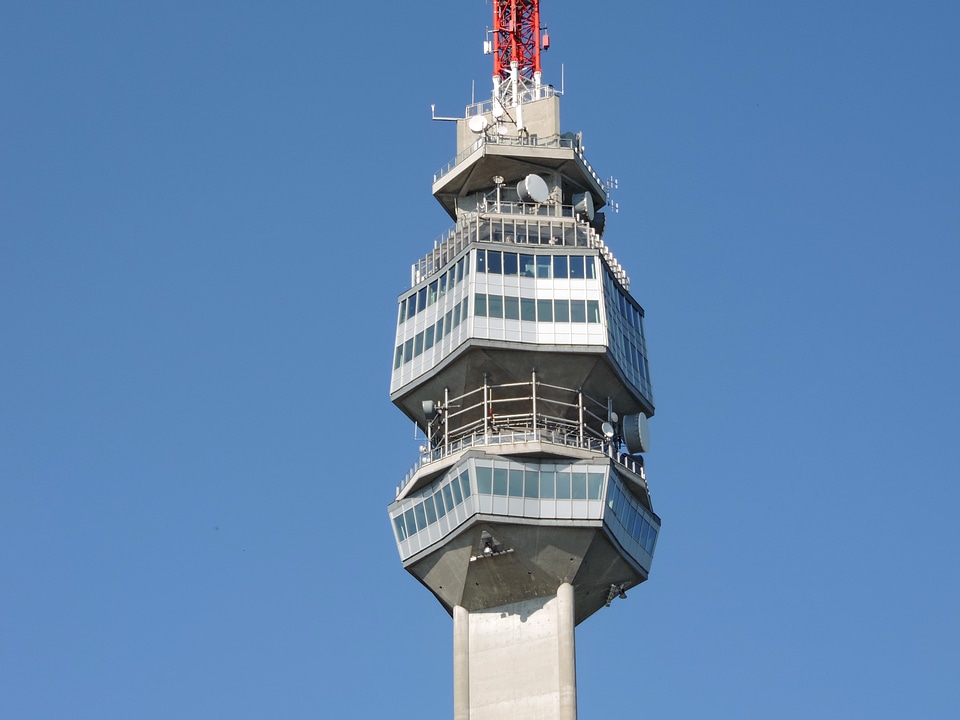 Architectural Style high radio antenna