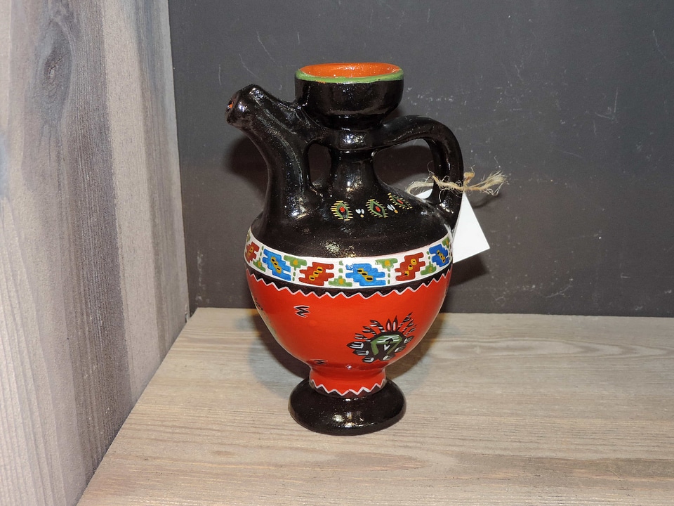 Earthenware handmade ornament