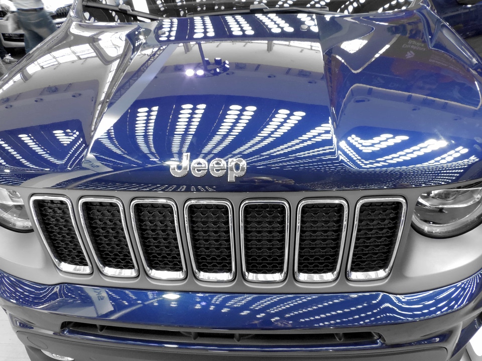 Headlight hood jeep