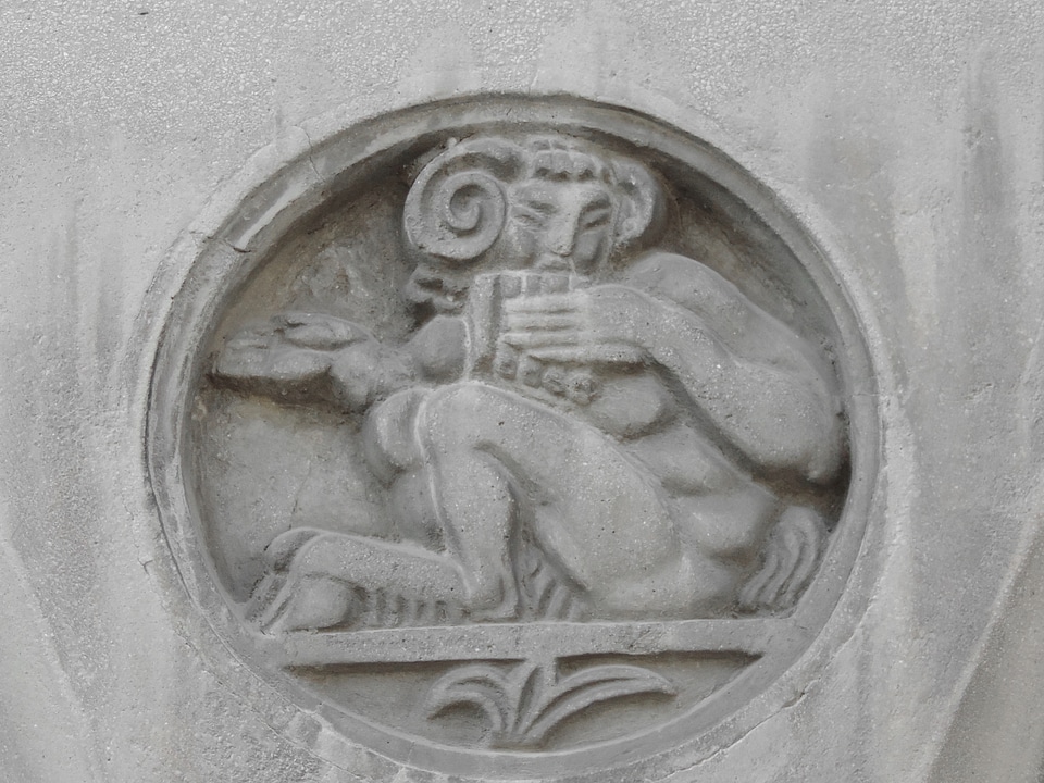 Ancient concrete gothic