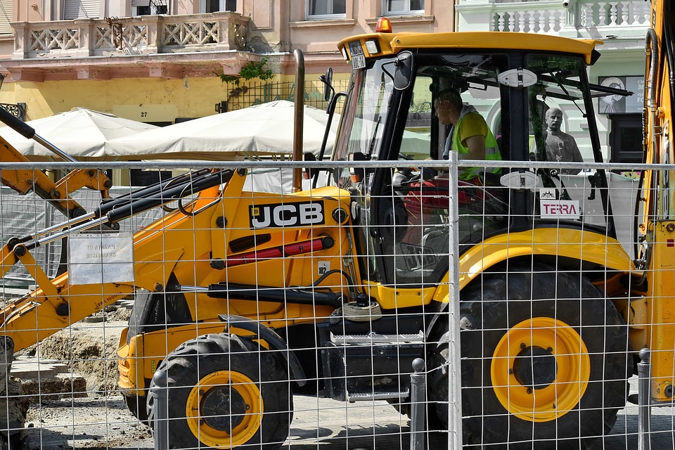 Bulldozer machinery tractor