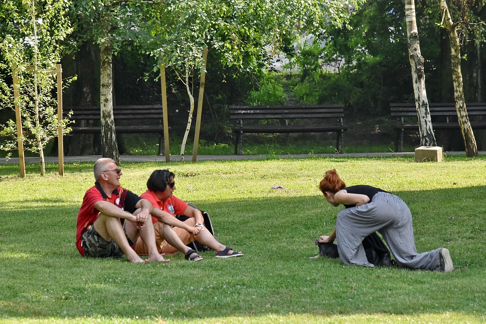 Grass outdoors sport