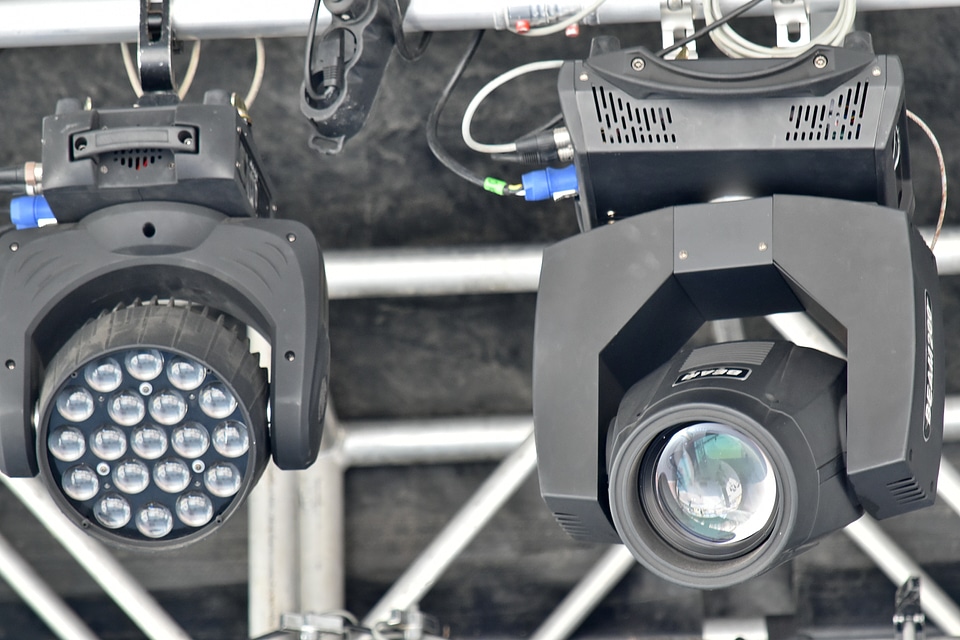 Concert Hall light bulb equipment