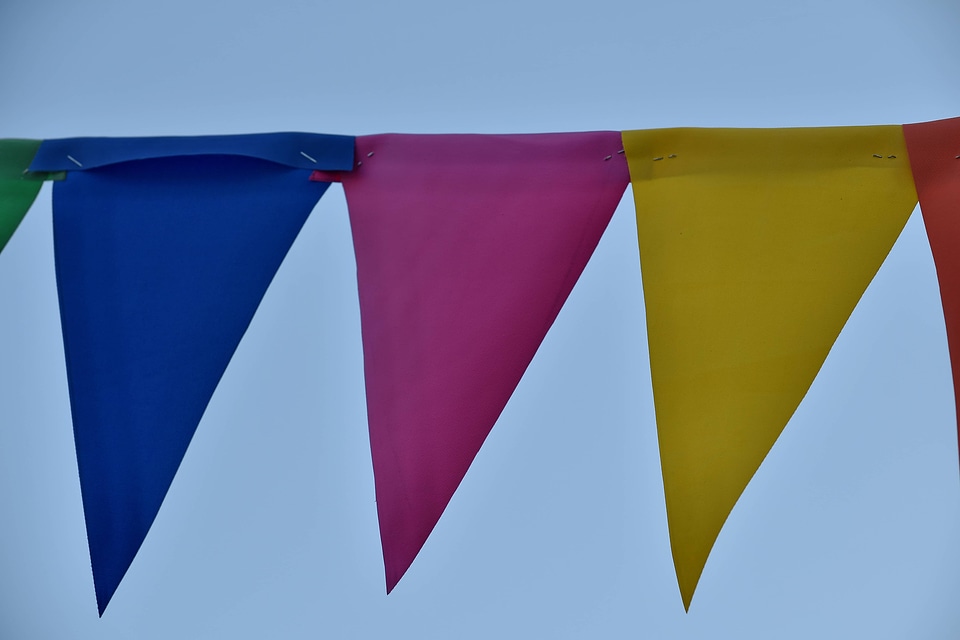 Carnival colorful ribbon