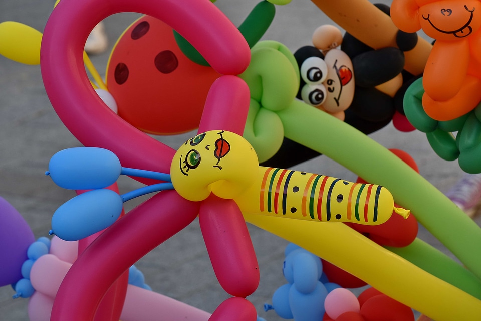 Balloon colourful funny