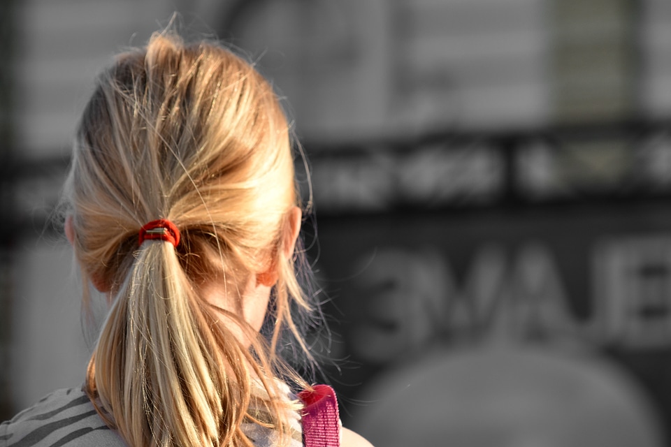 Blonde Hair hairstyle woman photo