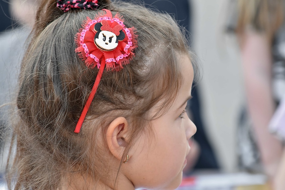 Child hairstyle portrait