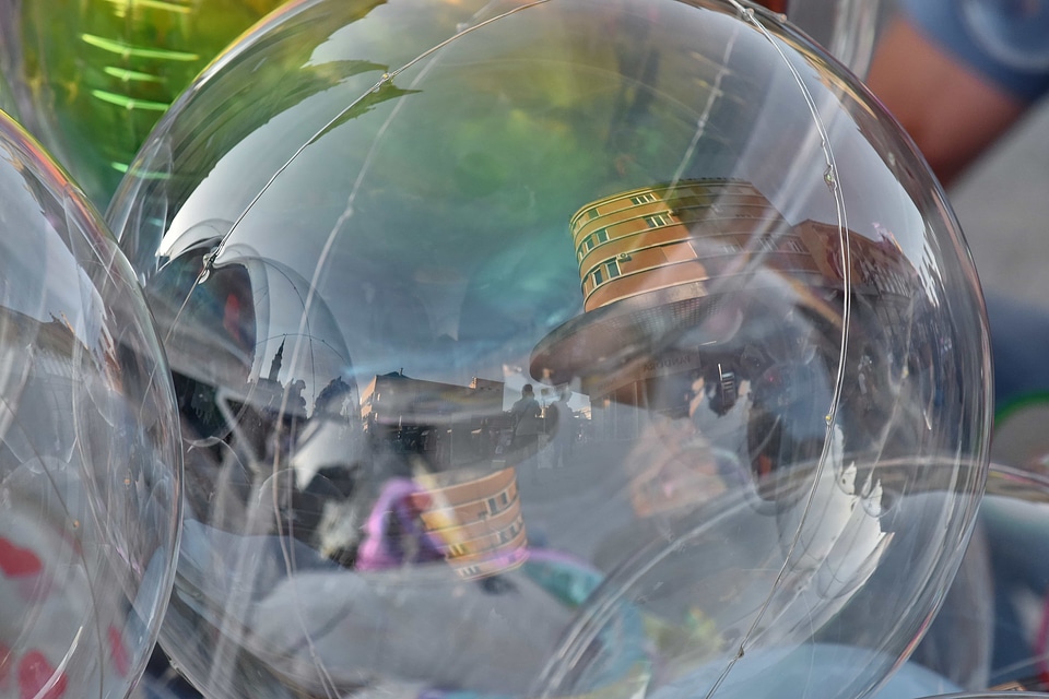 Ball-Shaped balloon colourful photo