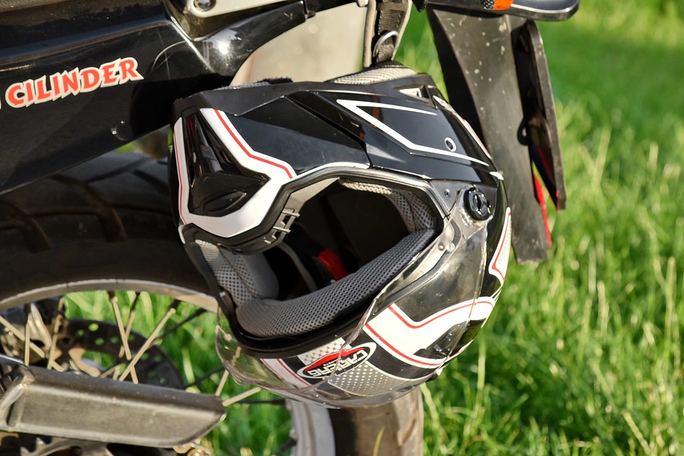 Bike helmet wheel