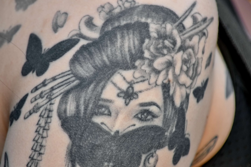 Arm art black and white