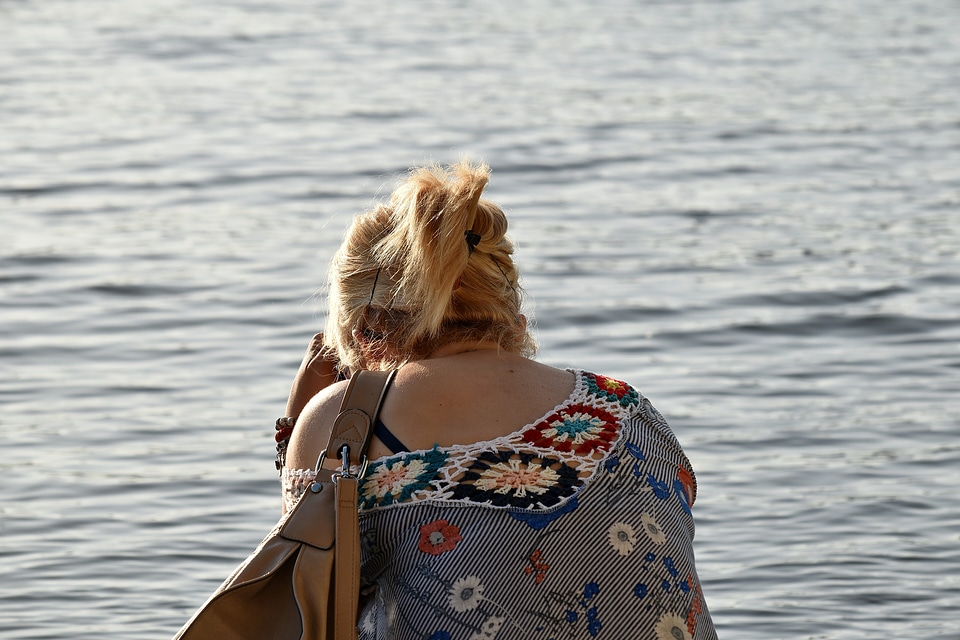 Blonde Hair dress pretty girl