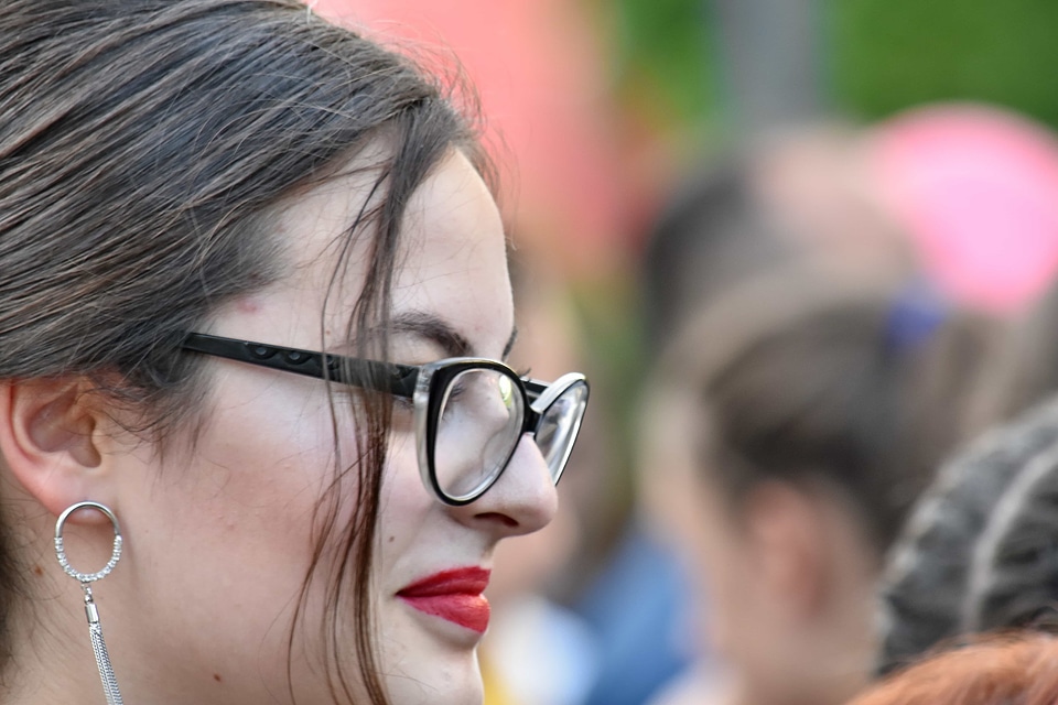 Celebration eyeglasses photo model