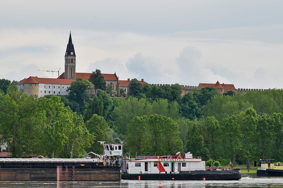 Barge castle church tower