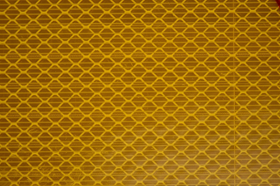 Geometric plastic yellow