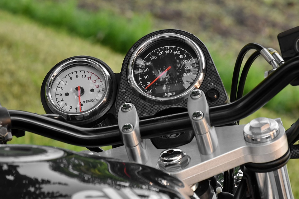 Gauge gearshift minibike