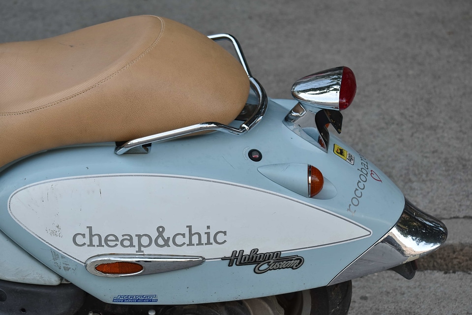 Moped motorcycle nostalgia